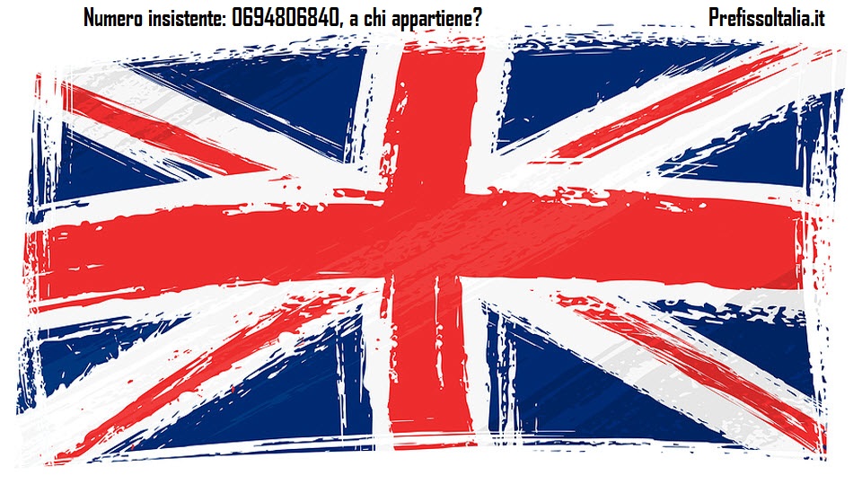 A chi appartiene il numero 0694806840? Torna la scocciatura dell'inglese...