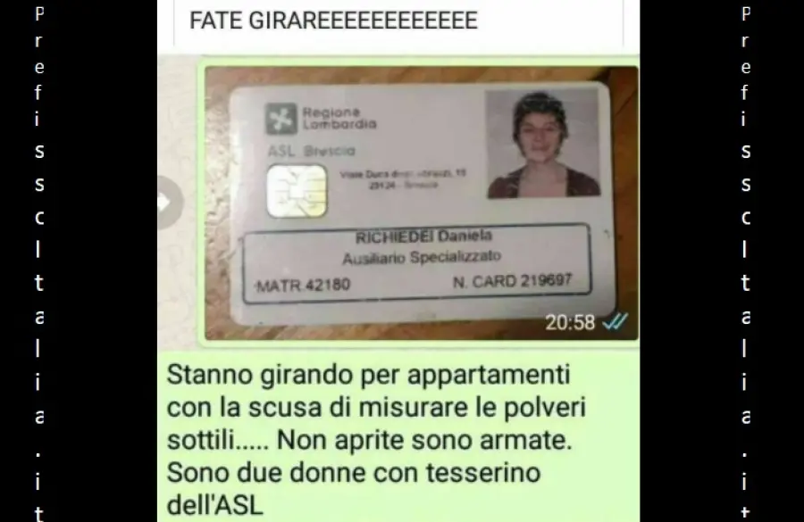 Odiosa bufala su Daniela Richiedei dell'ASL Brescia: chiarimenti sul caso polveri sottili